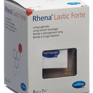 Rhena Lastic Forte 8cmx7m hautfarbig
