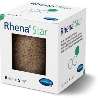 Rhena Star Elastische Binden 6cmx5m hautfarbig