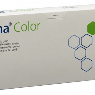 Rhena Color Elastische Binden 4cmx5m grün offen 10 Stk