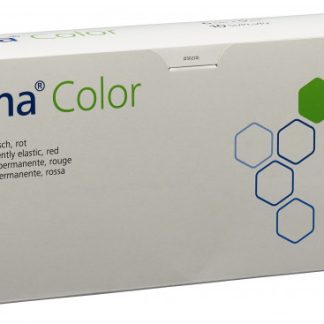 Rhena Color Elastische Binden 6cmx5m rot offen 10 Stk