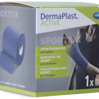 DermaPlast Active Sportbandage 6cmx5m blau