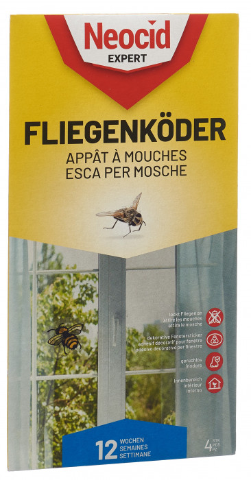 Neocid EXPERT Dekorativer Fliegenköder 4 Stk