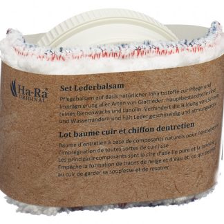 Ha-Ra Lederbalsam 180ml mit Lederpflegetuch