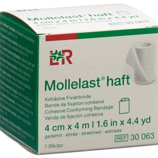 Mollelast haft Fixierbinde 4cmx4m weiss x 29Stk