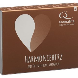 Aromalife Geschenkset Harmonie Herz 7cm Holz x 2Stk