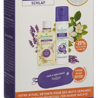 Puressentiel Schlaf Box Schlafspray + Massageöl + Nachtmask gratis