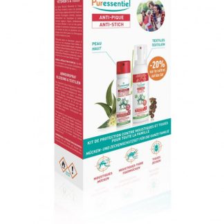 Puressentiel Zecken Box Textilspray 150ml + Abwehrspray 75ml