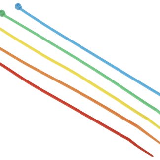 Fascette fermacavi RS PRO in Nylon 66, 203mm x 2,5mm, col. Assortiti