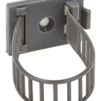 Morsetto regolabile RS PRO in Nylon 66, Ø fascio 26mm max, 30.5 x 21 x 108mm, col. Grigio, Autoadesivo