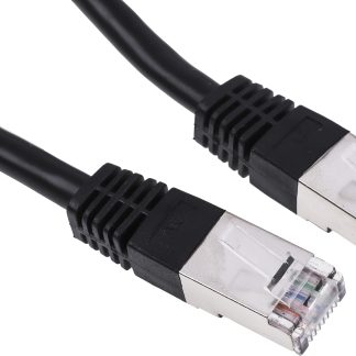 Cavo Ethernet Cat6 (S/FTP) RS PRO, guaina in PVC col. Nero, L. 2m, Con terminazione