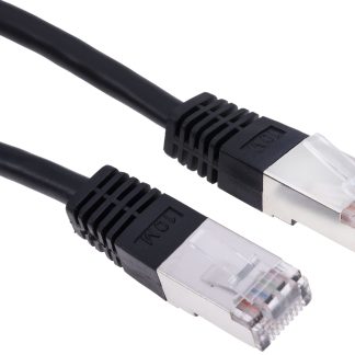 Cavo Ethernet Cat6 (S/FTP) RS PRO, guaina in PVC col. Nero, L. 10m, Con terminazione