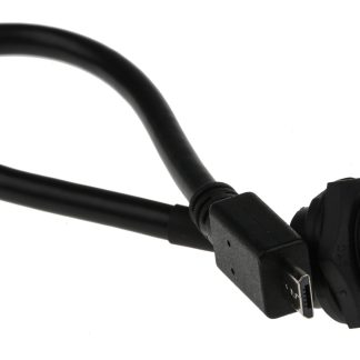 Cavo USB RS PRO Micro USB B/USB B, L. 200mm, col. Nero