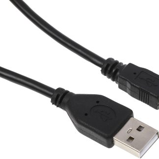 Cavo USB RS PRO USB A/Mini USB B, L. 500mm, col. Nero