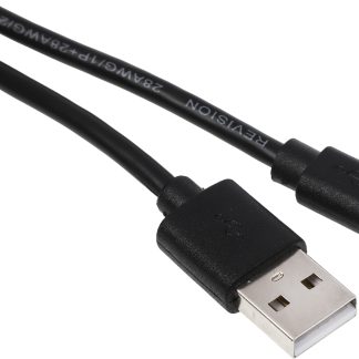 Cavo USB RS PRO USB A/Micro USB B, L. 1.8m, col. Nero