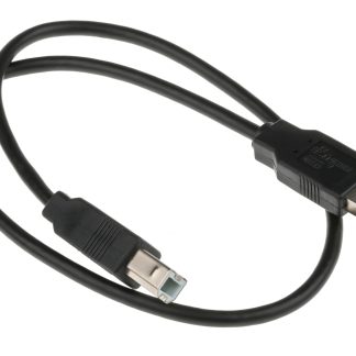 Cavo USB RS PRO USB A/USB B, L. 500mm, col. Nero