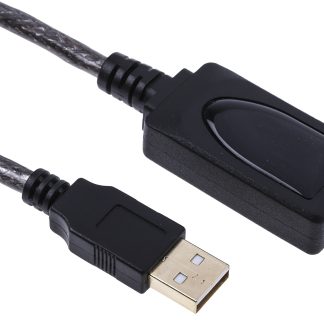 Cavo USB RS PRO USB A/USB A, L. 12m, col. Nero