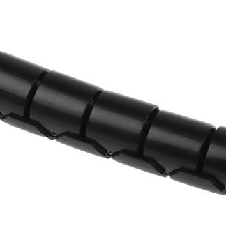 Avvolgicavo a spirale RS PRO, Nero, in Nylon, Ø cavo 15mm - 15mm, Ø interno 13.4mm, Ø fascio 16mm max