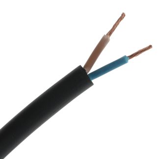 Cavo di potenza RS PRO, 2 cond. 1,5 mm², 450 V, 750 V, Ø 9.3mm, L. 100m