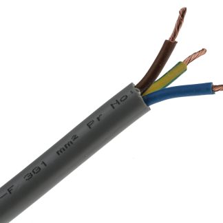 Cavo di potenza RS PRO 3183Y, 3 cond. 1 mm², 300 V, 500 V, Ø 6.91mm, L. 100m