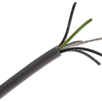 Cavo industriale multipolare non schermato a 5 cond. 0,5 mm², 20 AWG, 300/500 V, Ø6.2mm, L. 50m