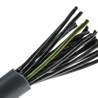 Cavo industriale multipolare non schermato a 25 cond. 0,5 mm², 20 AWG, 300/500 V, Ø12.4mm, L. 50m