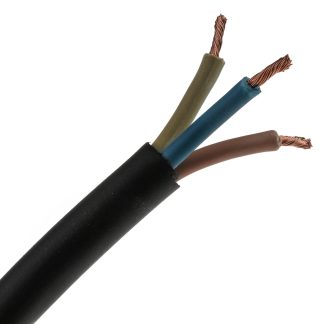 Cavo di potenza RS PRO TRS, 3 cond. 2,5 mm², 300 V, 500 V, Ø 10 → 10.6mm, L. 100m