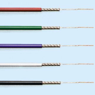 Cavo coassiale Tasker RG75, L. 100m, 75 Ω, col. Nero