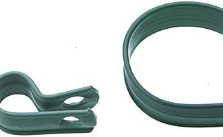 Morsetti a P SES Sterling in PVC, Ø fascio 5mm max, col. Grigio