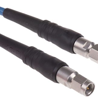 Cavo coassiale Huber+Suhner, SMA / SMA, L. 1.219m, 50 Ω, col. Blu