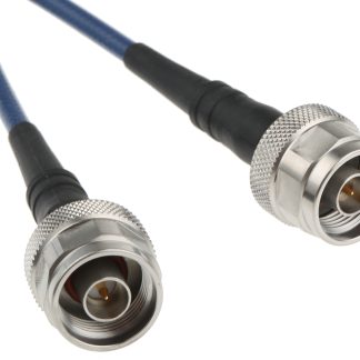 Cavo coassiale Huber+Suhner, Tipo N / Tipo N, L. 914mm, 50 Ω, col. Blu