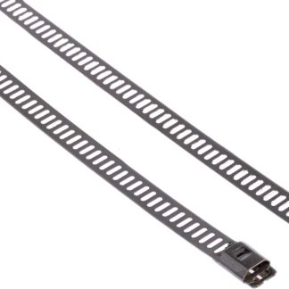 Fascette fermacavi RS PRO in Acciaio inossidabile 316, 610mm x 7 mm, col. metallico