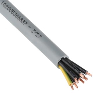 Cavo industriale multipolare non schermato a 7 cond. 0,75 mm², 18 AWG, 500 V, Ø7.4mm, L. 50m