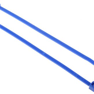 Fascette fermacavi HellermannTyton T18R in Poliammide 6.6 (PA66), 100mm x 2,5 mm, col. Blu