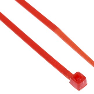Fascette fermacavi RS PRO in Nylon 66, 100mm x 2,5mm, col. Rosso