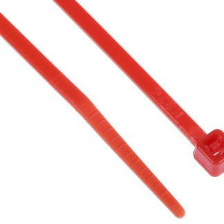 Fascette fermacavi RS PRO in Nylon 66, 165mm x 2,5mm, col. Rosso