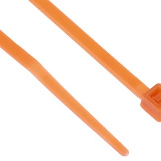 Fascette fermacavi RS PRO in Nylon 66, 100mm x 2,5mm, col. Arancione