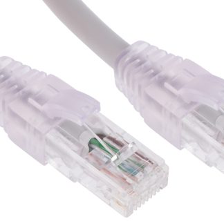Cavo Ethernet Cat6 (U/UTP) Molex Premise Networks, guaina in PVC col. Grigio, L. 2m, Con terminazione