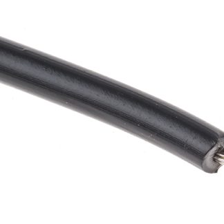 Cavo di collegamento apparecchiature Alpha Wire, 0,2 mm², 24 AWG, 600 V, 30m, Nero, UL1015