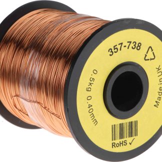 Filo di rame RS PRO Unipolare, sez. 0,13 mm², 26 AWG, lunghezza 400m, diam. est. 0.40mm