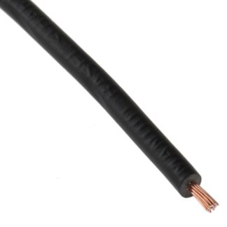 Cavo di collegamento apparecchiature H05V-K RS PRO, 0,5mm², 20 AWG, 500 V, 100m, Nero, 2491X