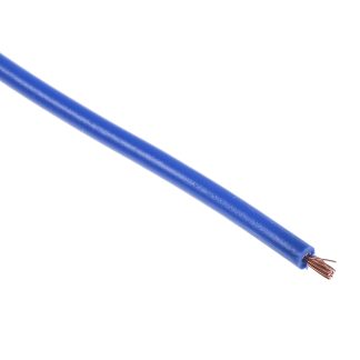 Cavo di collegamento apparecchiature H05V-K RS PRO, 0,5mm², 20 AWG, 500 V, 100m, Blu, 2491X