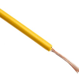 Cavo di collegamento apparecchiature H05V-K RS PRO, 0,5mm², 20 AWG, 500 V, 100m, Giallo, 2491X