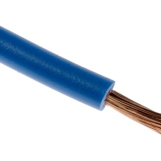 Cavo di collegamento apparecchiature H05V-K RS PRO, 0.75mm², 18 AWG, 500 V, 100m, Blu, 2491X