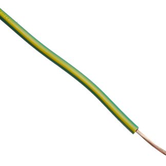 Cavo di collegamento apparecchiature H05V-K RS PRO, 0.75mm², 18 AWG, 500 V, 100m, Verde-Giallo, 2491X