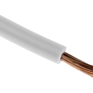 Cavo di collegamento apparecchiature H05V-K RS PRO, 17 AWG, 500 V, 100m, Bianco, 2491X