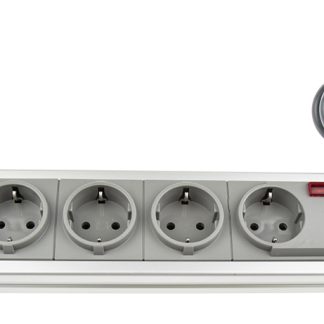 Multipresa RS PRO 2m, 6 prese, spina Schuko, 250 V c.a., 12.5A