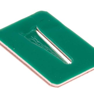 Fermacavo HellermannTyton in Acciaio placcato, Ø fascio 4mm max, 32 x 22mm, col. Bianco, Autoadesivo