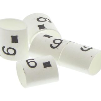 Segnacavo TE Connectivity Termoretraibile, Ømin 1mm, Ømax 3mm, confez. da 100pz No 6