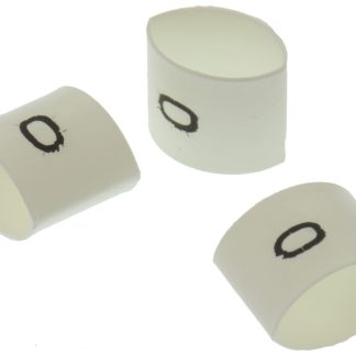 Segnacavo TE Connectivity Termoretraibile, Ømin 2mm, Ømax 6mm, confez. da 100pz No 0