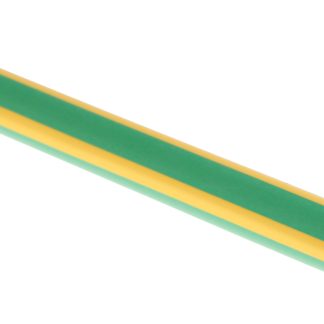 Guaina termorestringente RS PRO Ø 6.4mm, col. Verde/Giallo, restringimento 2:1, L. 1.2m